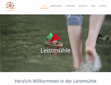Tablet Screenshot of leistmuehle.de